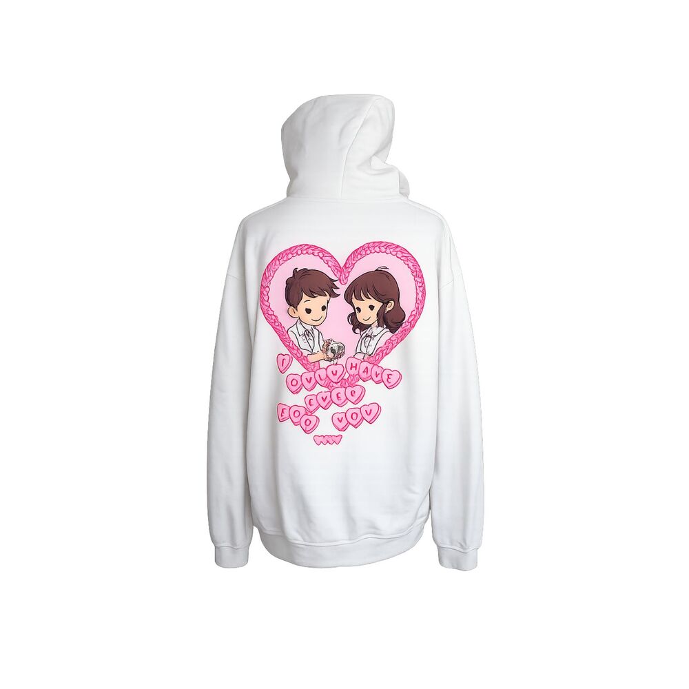 XPLR HORROR  SAM & COLBY INFLUENCER MERCH LOVE COUPLE VALENTINE HOODIE X-LARGE